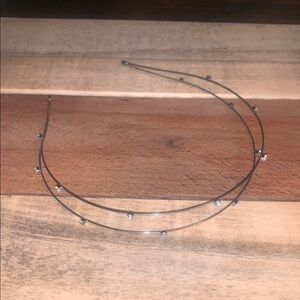 David's Bridal Silver Hair Accessory‎